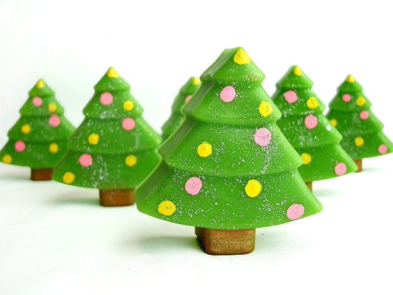 Christmas Tree Cuties - Goat's Milk Soap Bar 2-pack