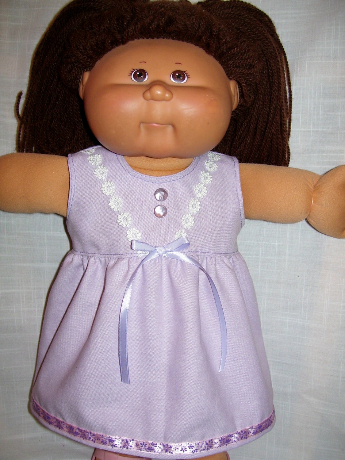 Cabbage Patch Doll Clothes, Lilac Summer Dress, fits 16inch to 18inch Dolls