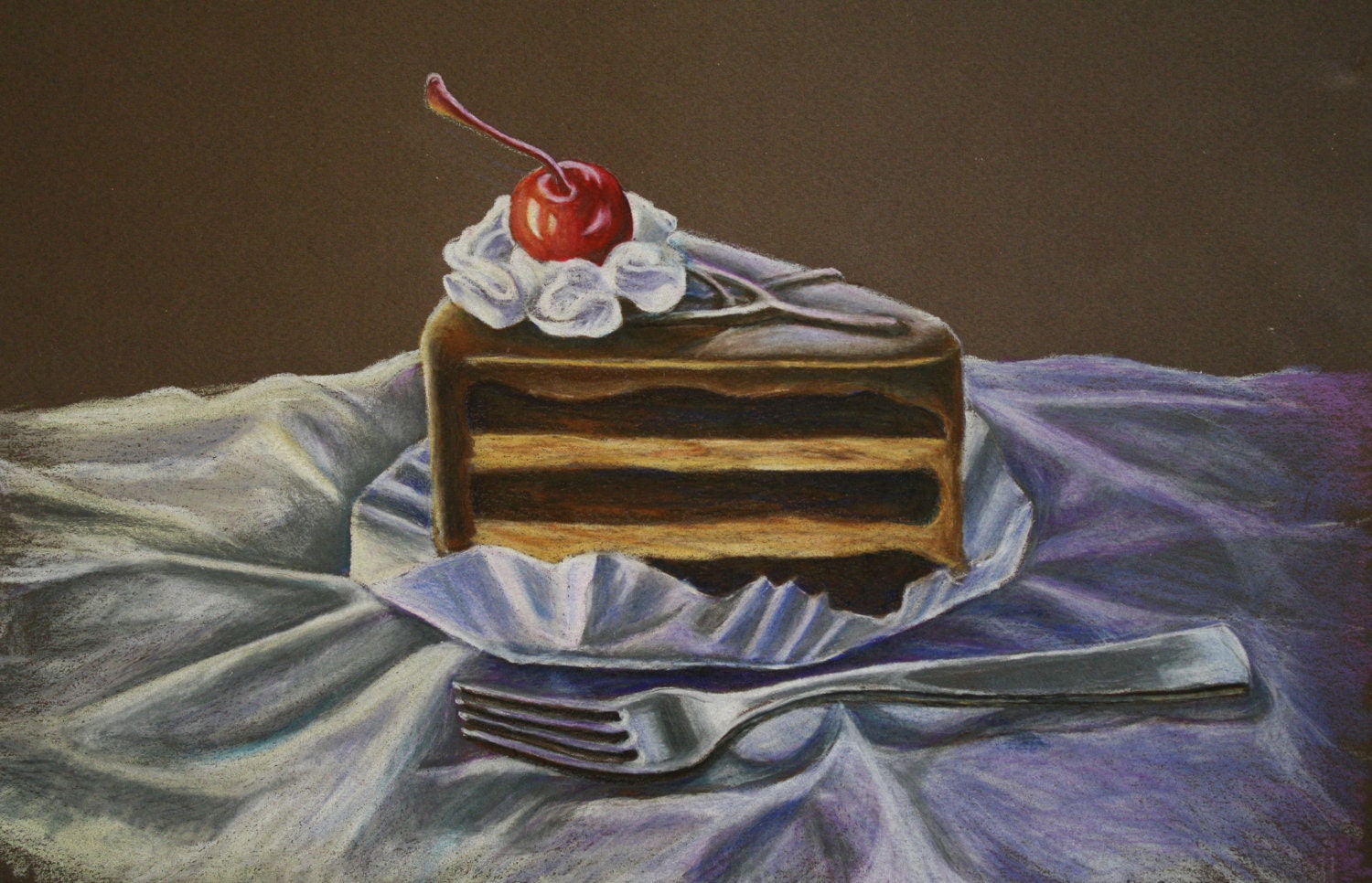 Kitchen Art Orginal Drawing