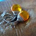 Baltic Amber Earrings Sterling Silver Wire Wrapped