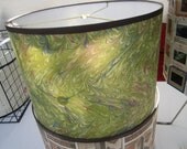 French marbled paper lamp shade