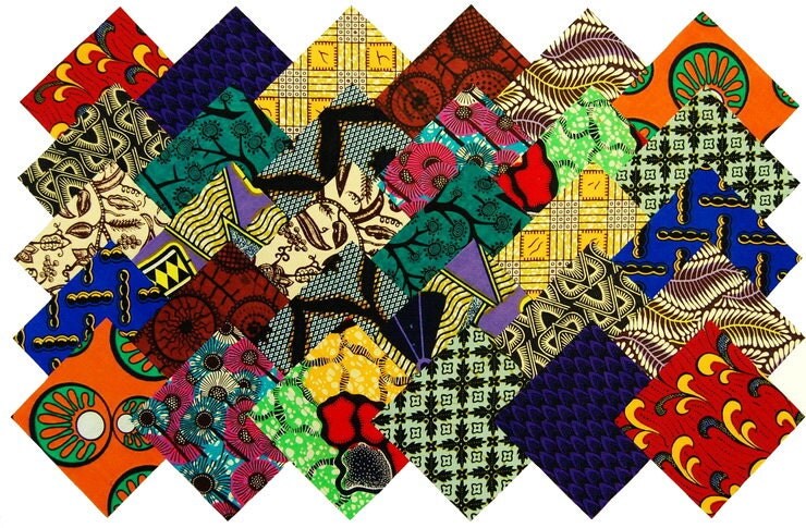 30 5 Fabric Squares African 15 Patterns Quilting By Kame79 On Etsy