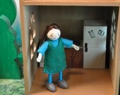 Wooden Dollhouse - Last one in this style - Oakland Park Dollhouse, Custom Wooden Toy