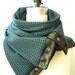 Fall 2012 Aqua circle Chunky circular infinity scarf