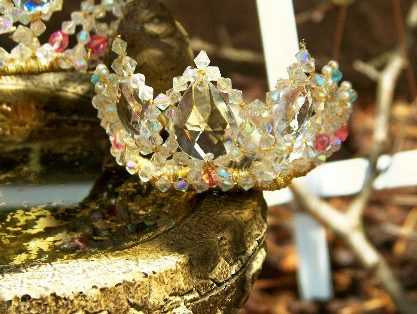 Disney Ultimate Tangled Rapunzel Inspired mini Crown Tiara  for dress up, Halloween, Birthday,