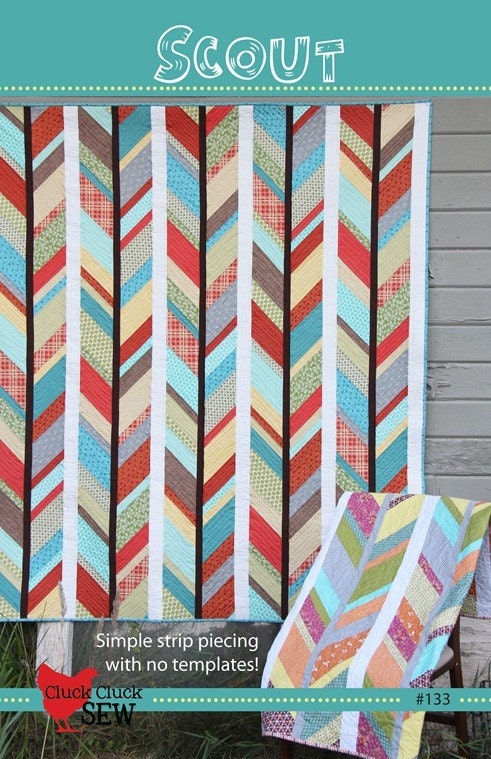 New Quilt Pattern Scout by Cluck Cluck Sew   Easy and Fun to Make
