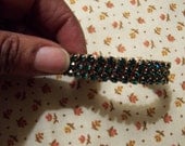 Made In Japan Green Rhinestone Bracelet
