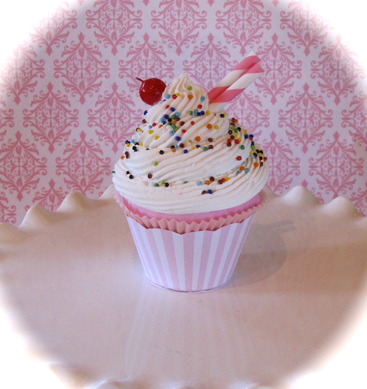 Fake Cupcake "Candy Land Cupcake Collection" TOO CUTE 12 Legs Original Design and Concept Can Be Business Card Holder