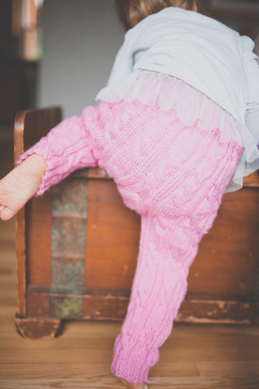 Cozy Knit Romper Pants