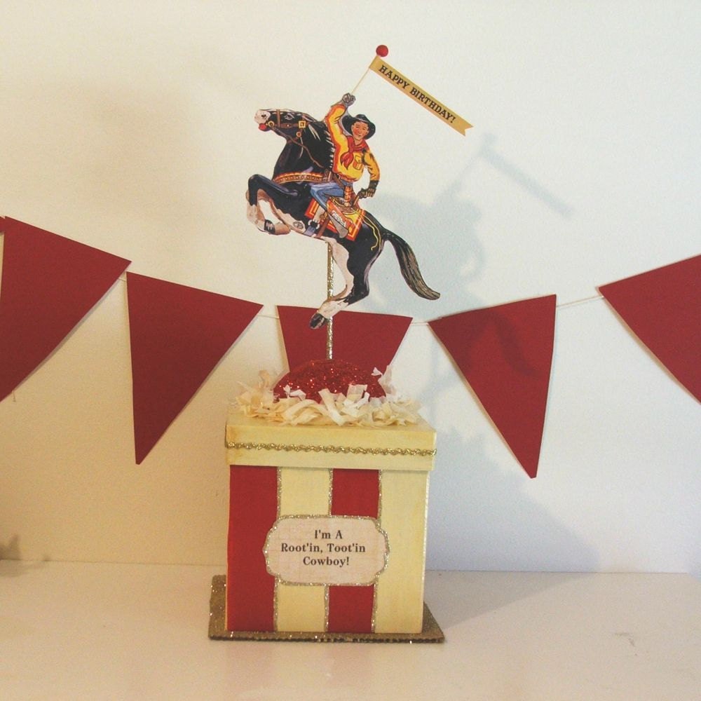 Cowboy/Western Theme Party Centerpiece/Decoration