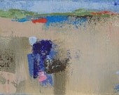 Original Abstract Landscape Painting Beach Painting-affordable fine art contemporary landscape