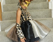 Leopard/Cheetah Print Dress/Costume for Little Girl