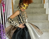 Leopard/Cheetah Print Dress/Costume for Little Girl  Size available 4/5