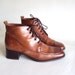 Vintage ITALIAN Laced Up Ankle Boots Size 9