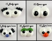 Funny Face magnets - Build-a-face magnets, select your mouth, eyes/nose, mix & match, cartoon face fridge magnets
