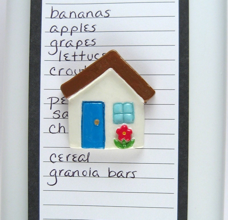 Little House magnet - cute kitchen decor, refrigerator magnets, new home