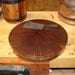 Large Mesquite Cutting Board Round with Forged Hoop