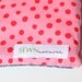 Organic NAP MAT in Pink Polka Dots - Toddler Girls Preschool Daycare Napmat - School Bedding for Modern Eco Friendly Kids