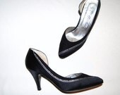 Vintage Shoes Black Stilettos