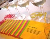 Order of 1 set of 50 - Couples trivia fun facts Beverage napkins