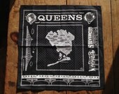 Discontinued version of Queens bandanna - black