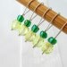Sunshine Flows - Five Snag Free Stitch Markers - Fits Up To 5 mm (8 US) - Limited Edition