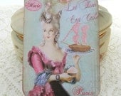 Tags Gift Hang Bridal Favor Marie Antoinette Let Them Eat Cake Crimson Ballgown Tea Party Shower Set of 6 Handmade by Enchanted Quilling