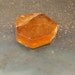 Slice - Orange Garnet - faceted crystal - red orange- Spessartite  - Pakistani - Pakistan - hessionite - wire wrap stone - coyoterainbow