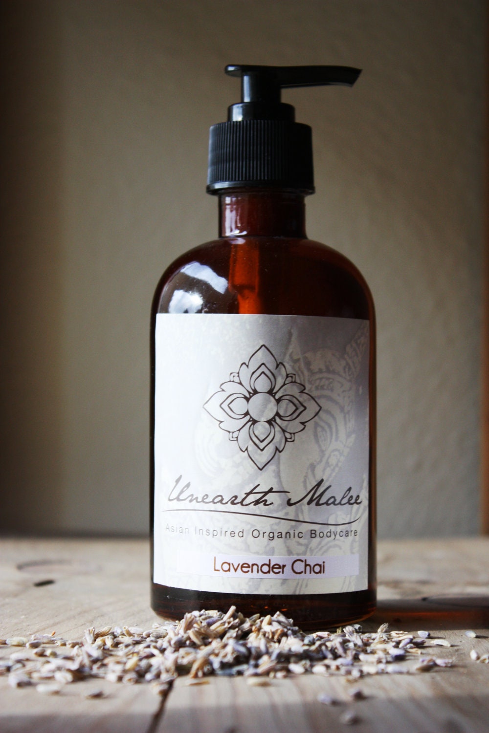 Lavender Chai Organic Massage Oil, 8 oz.