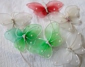 Vintage Butterfly Picks, Set of Butterflies, Vintage Supplies