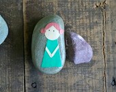 Story Stone - Child Dressed in Green