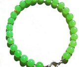 Sea Green Glass Beaded Necklace