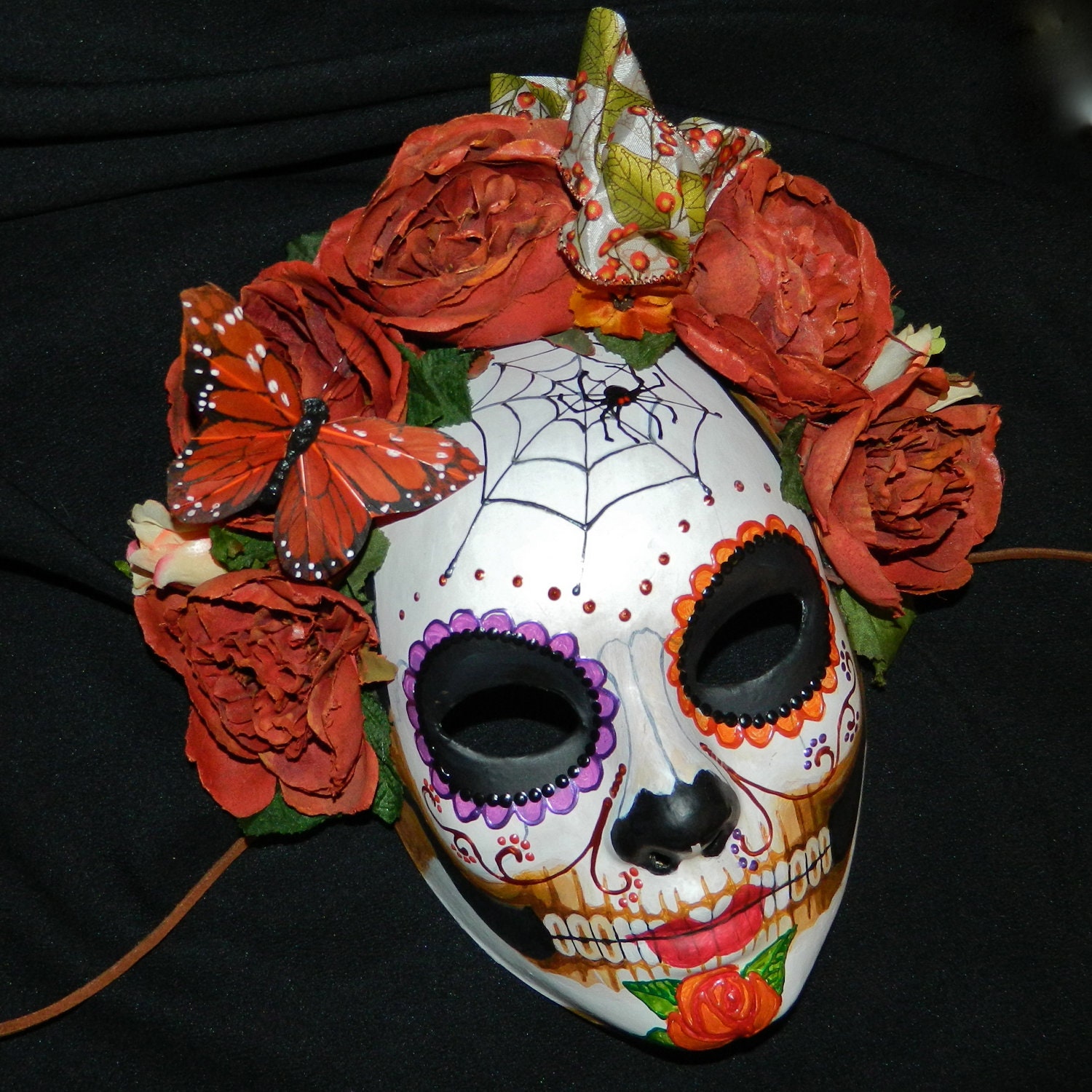 Dia de los Muertos Mask Deaths Head Skull, Made Upon Order