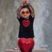 Embroidered tattoo Sleeve shirt--Love Stinks