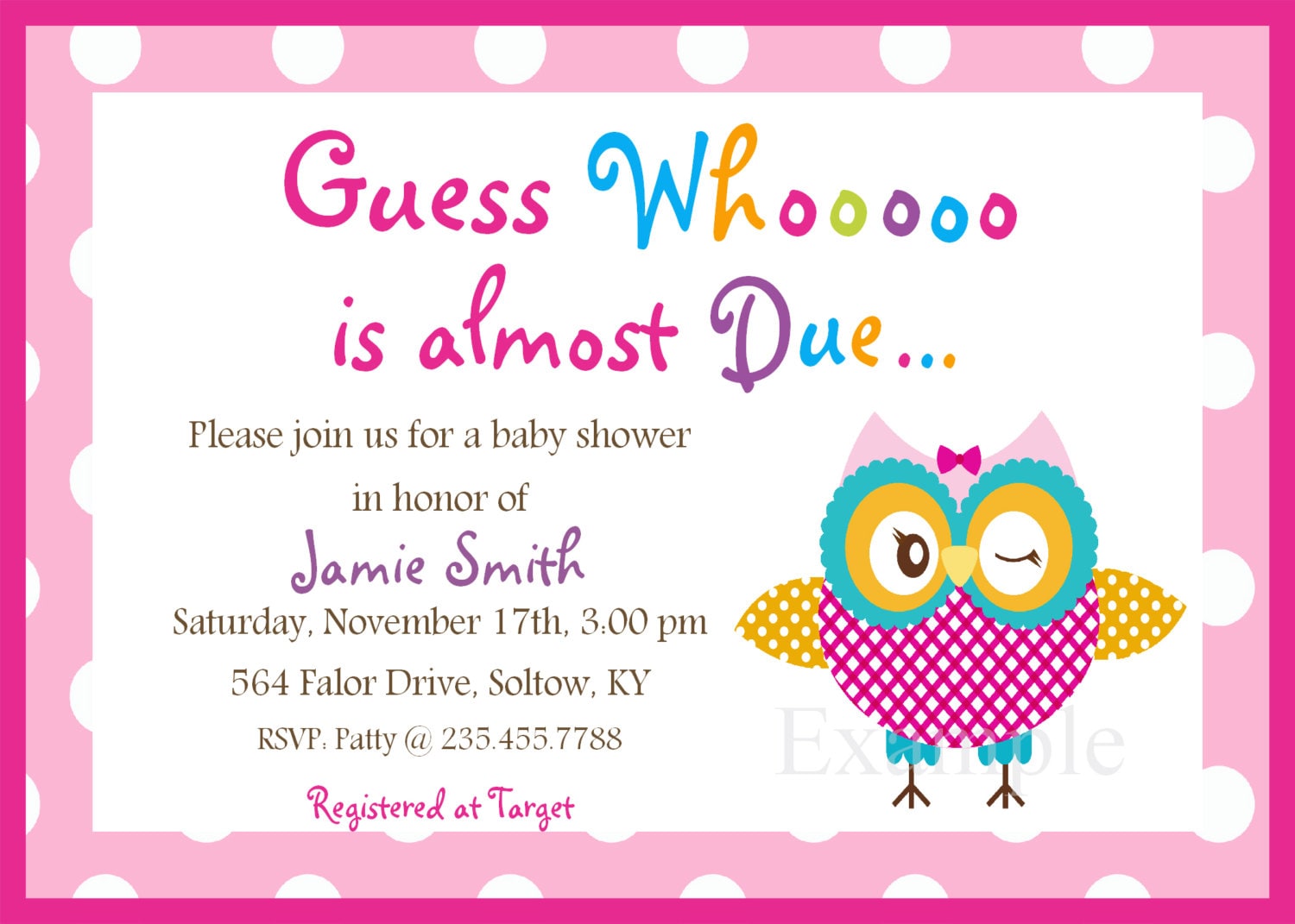 its a girl owlie printable owl baby shower by willowtree84 on etsy ...