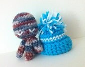 Tiny Octopus with Cap - Amigurumi