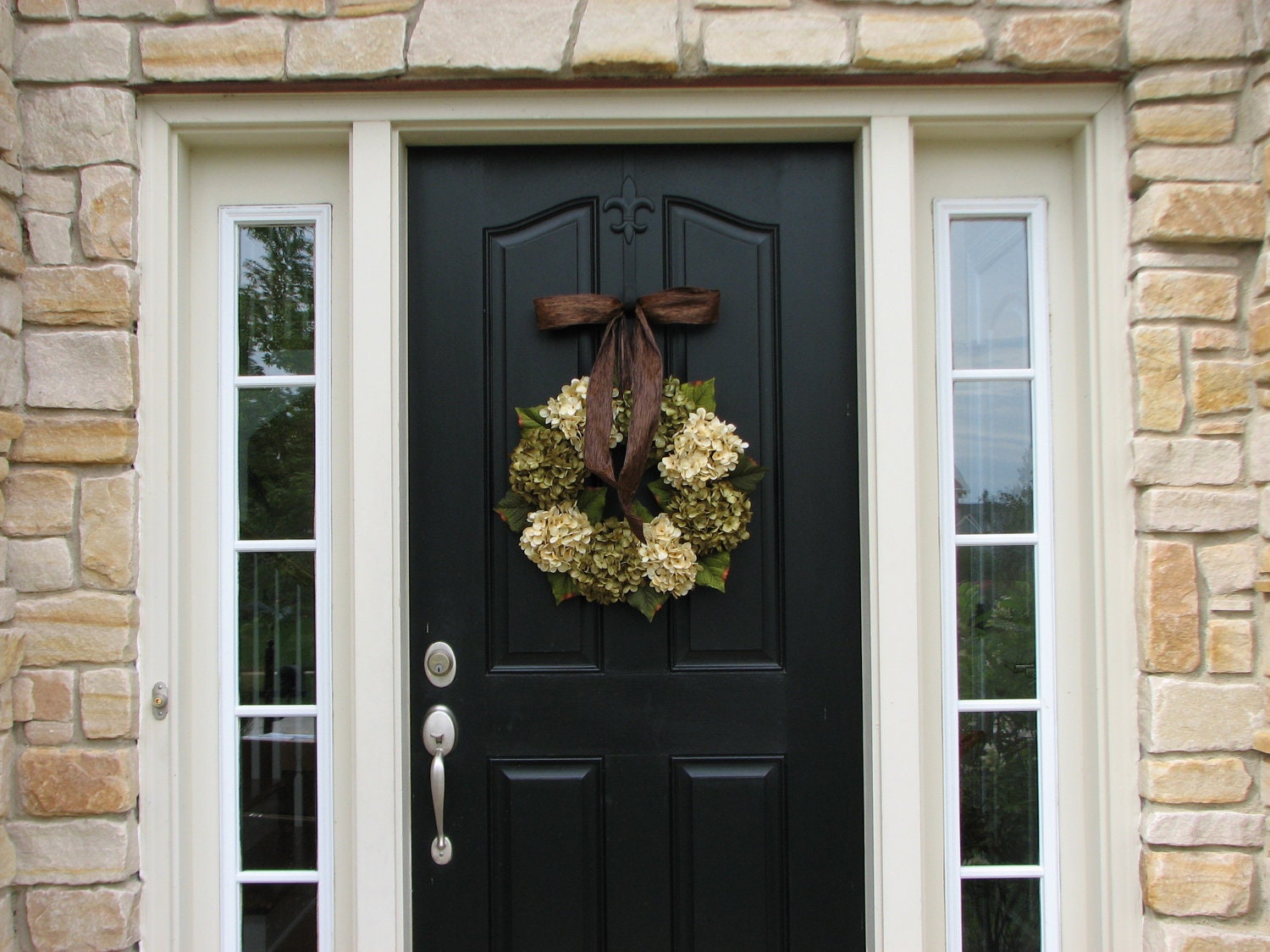 Wreaths - Hydrangea Wreath - Hydrangea Blooms - Wedding Decor - Wreath for Spring