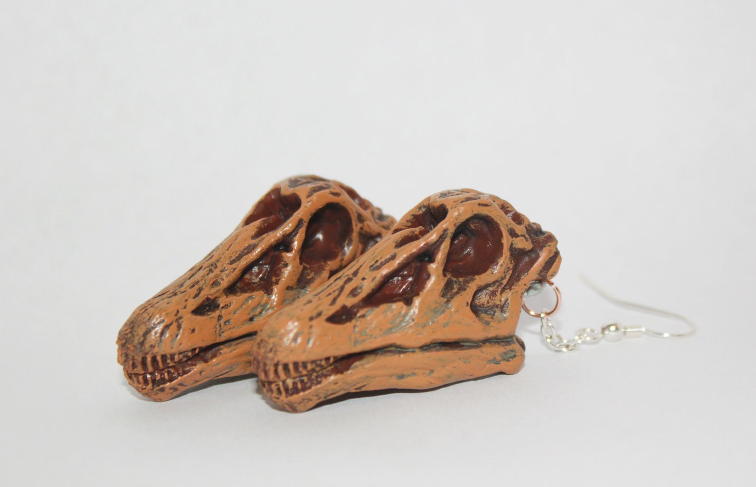 Dino Skull Earrings
