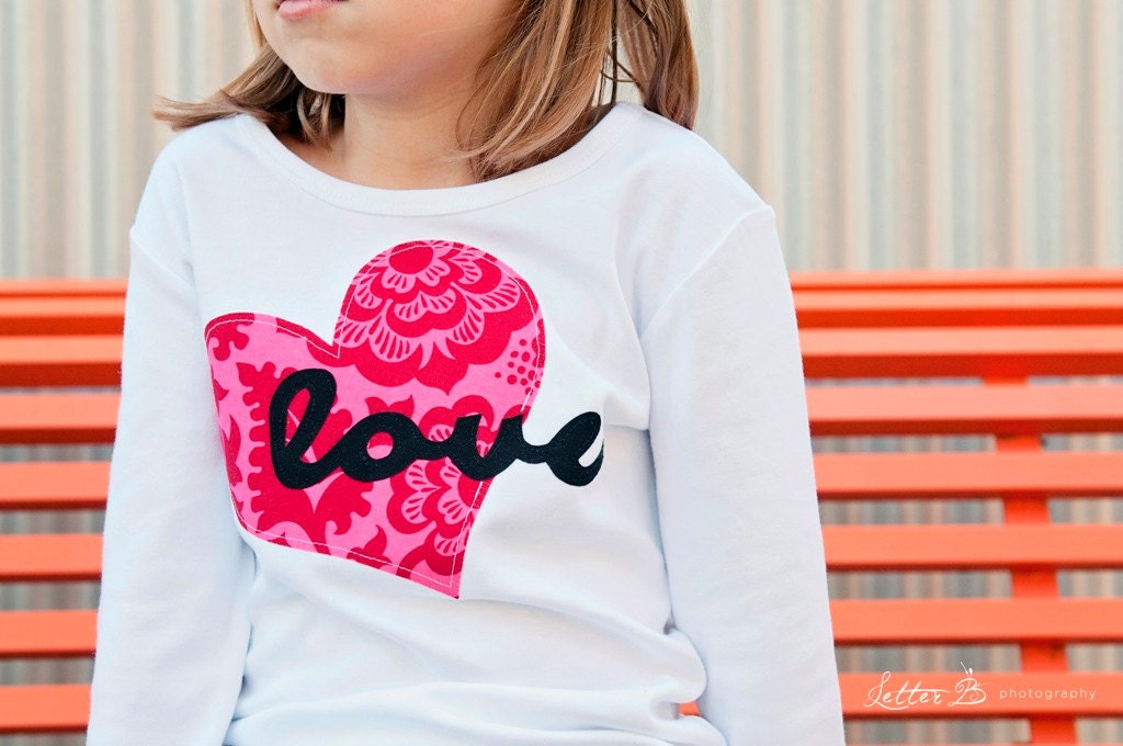 Girls Valentine's Day Shirt ... A love story girls custom tee ... Valentines Day or Birthday shirt Il_570xn