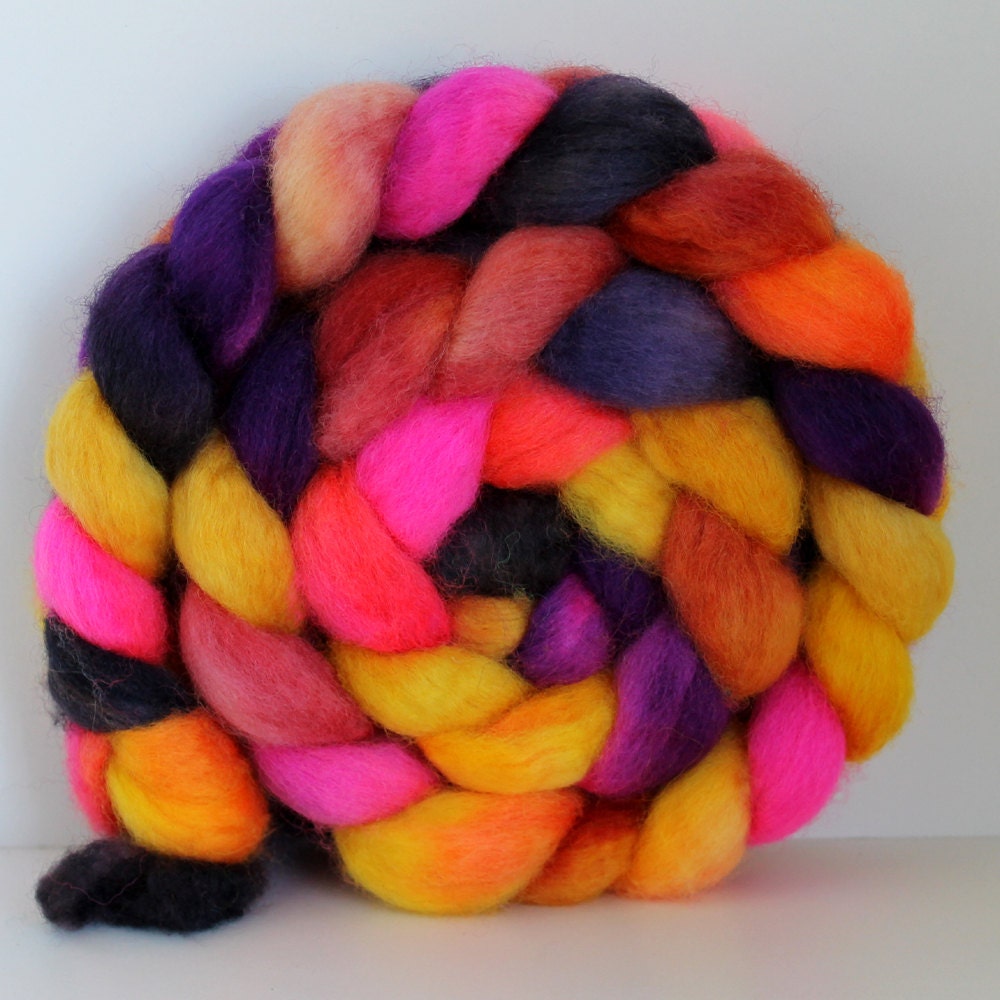 BLAZE - BFL Wool Top Roving 4 oz