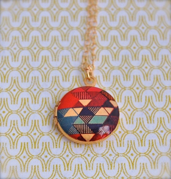 Mini Art Locket The Color Study II Alyson Fox Design