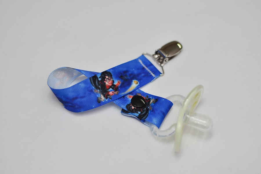Harry Potter baby soother clip