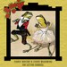 Reserved for Bonnie . . . Art Nouveau Froggy "Save the Date" Custom Postcard, No. 2068