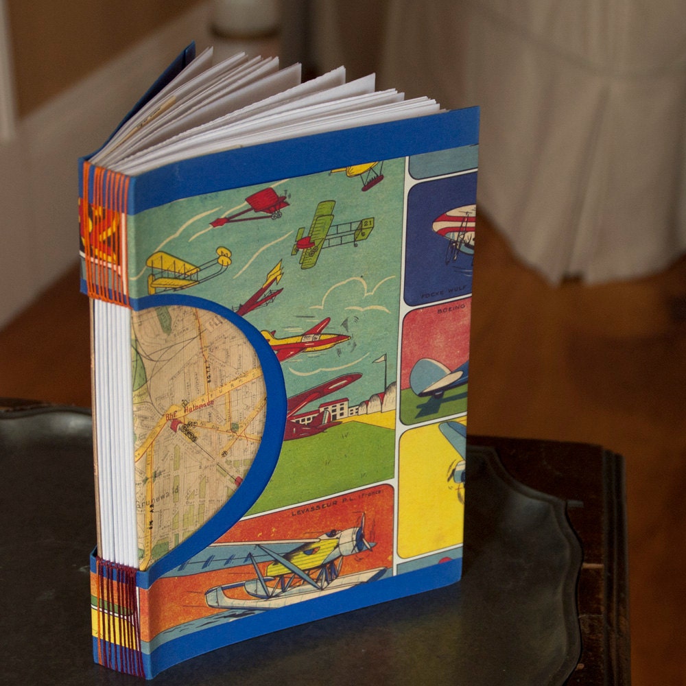 Blank One of a Kind Journal with a Travel Theme