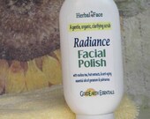 Organic Facial Scrub, Radiance Facial Polish, with essential oils, rooibos tea and fruit extracts