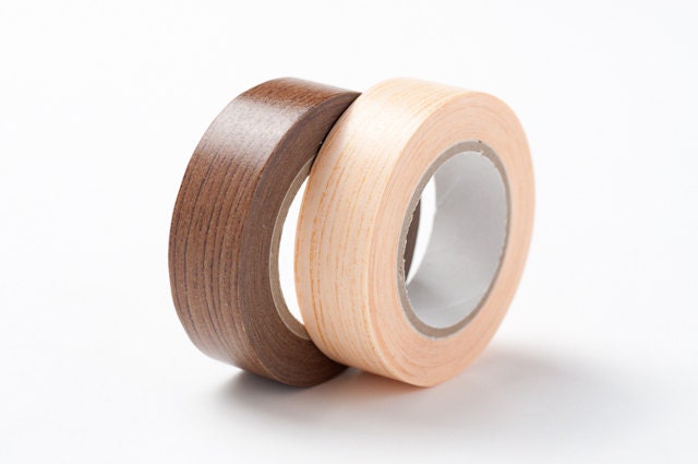 Colte Washi Masking Tape - Brown Wood Grain