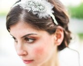 Astrid Beaded Headband made with crystals and pearls