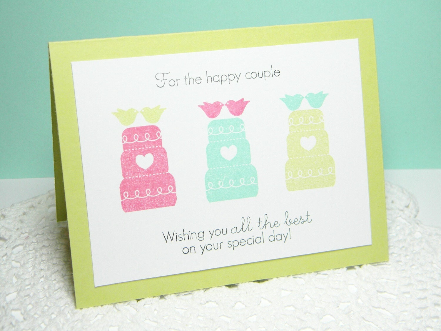 For the Happy Couple Handmade Card