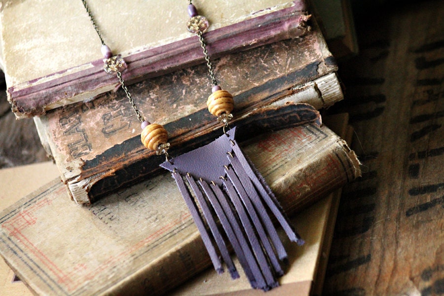 pomp and power - a tribal inspired bohemian gypsy necklace