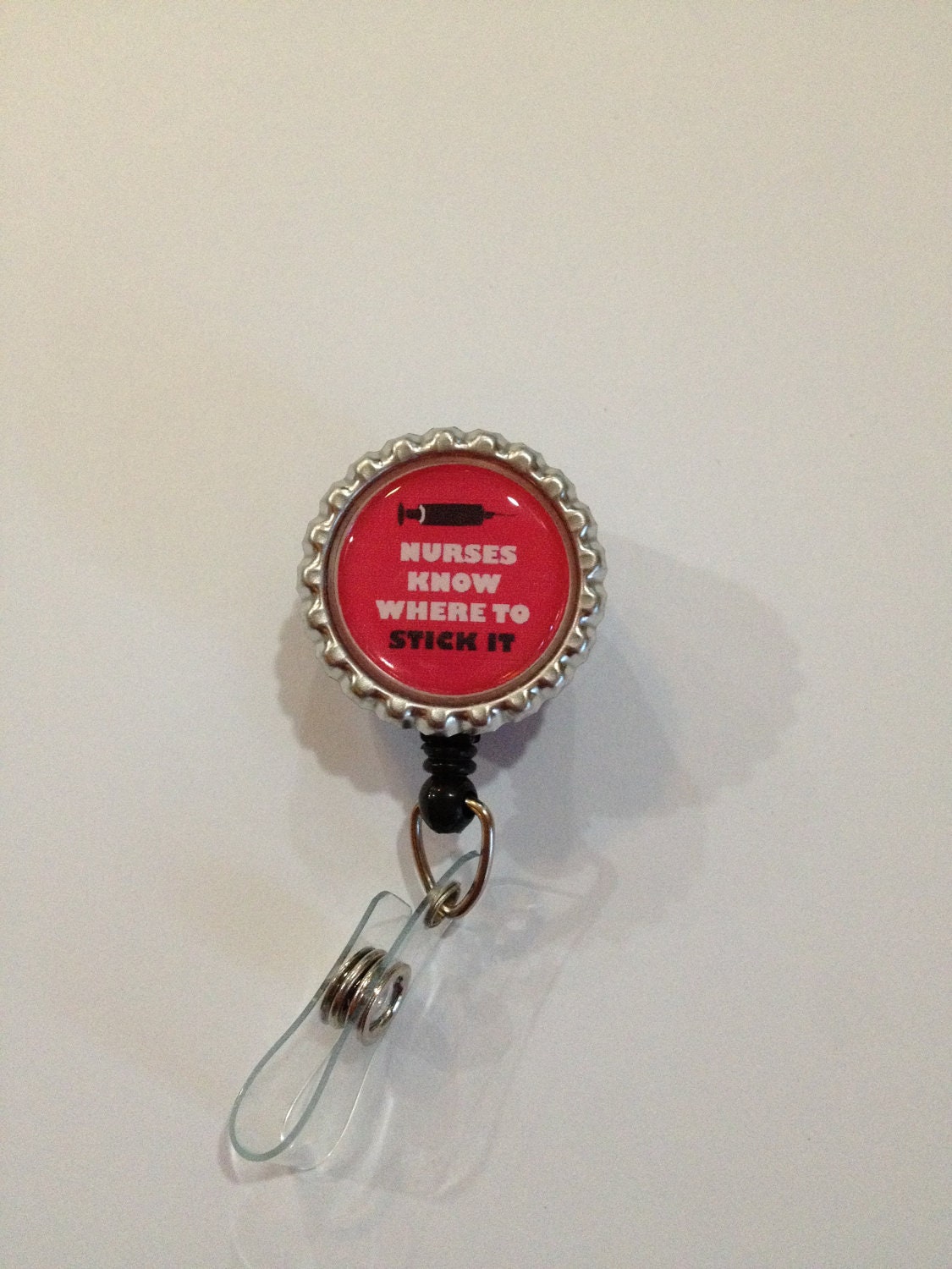 Nurses Know Where to Stick It Retractable Badge Reel